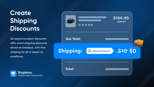 Singleton | Advanced Discounts screenshot