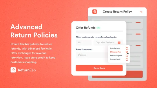 ReturnZap Returns &amp; Exchanges screenshot