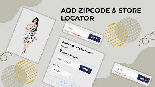 AOD Zipcode &amp; Store Locator screenshot