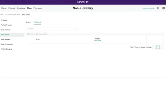 Noble Jewelry Dropshipping screenshot