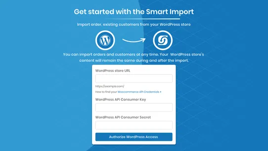 WebDesk Smart Order Import screenshot