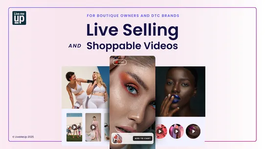 LiveMeUp Live Shopping screenshot