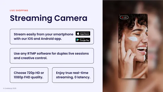 LiveMeUp Live Shopping Events screenshot