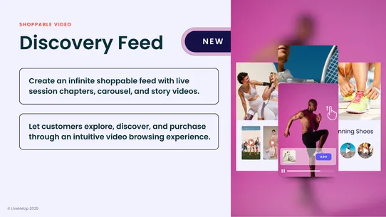 LiveMeUp Live Shopping Events screenshot