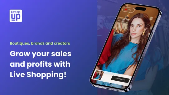 LiveMeUp Live Shopping screenshot