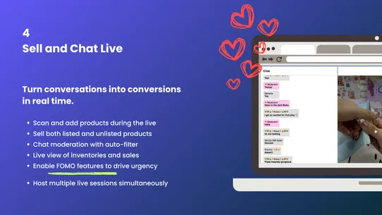 LiveMeUp Live Shopping screenshot