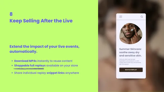 LiveMeUp Live Shopping screenshot