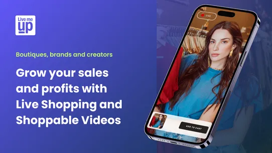 LiveMeUp Live Shopping screenshot