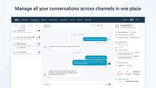 REVE Chat ‑Live Chat &amp; Chatbot screenshot