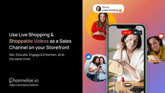 Live &amp; Shoppable Videos: Ch.io screenshot