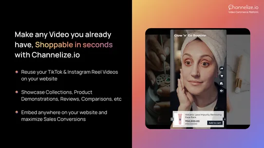 Live &amp; Shoppable Videos: Ch.io screenshot