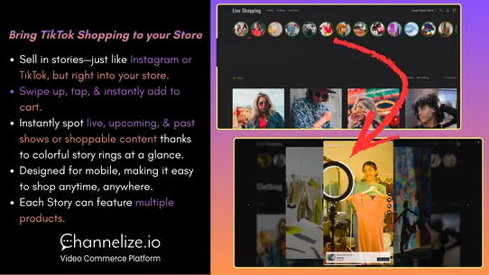 Channelize Live Shopping &amp; UGC screenshot