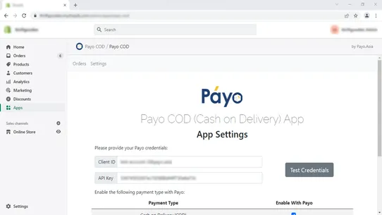 Payo ‑ Delivery &amp; Fulfillment screenshot