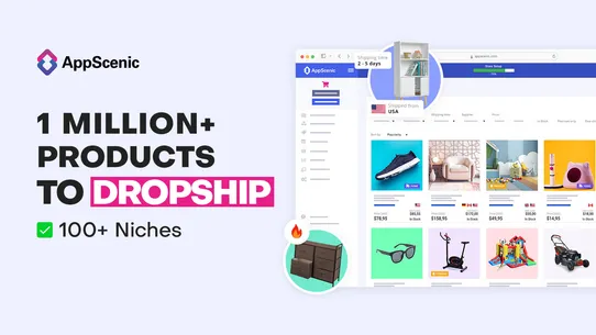 AppScenic: AI Dropshipping App screenshot