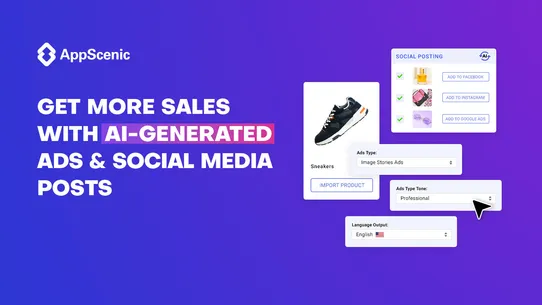 AppScenic: AI Dropshipping App screenshot