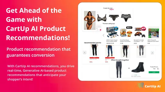 CartUp AI Recommendations screenshot