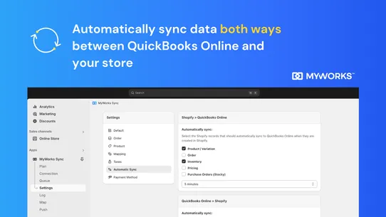 QuickBooks Sync by MyWorks screenshot