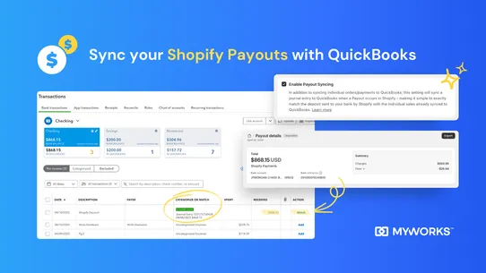 QuickBooks Sync by MyWorks screenshot