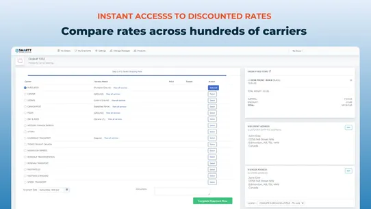 SMARTT Shipping screenshot
