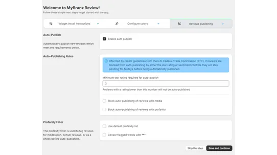 MyBranz AI‑Enhanced Reviews screenshot