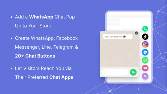 Chaty: WhatsApp &amp; Chat buttons screenshot