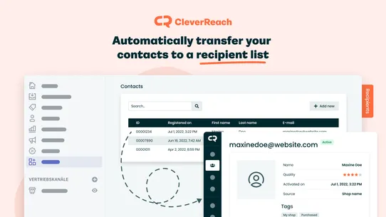 CleverReach ‑ Email marketing screenshot