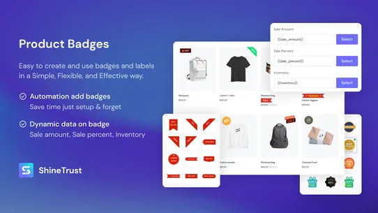 ShineTrust ‑ Product Badges screenshot