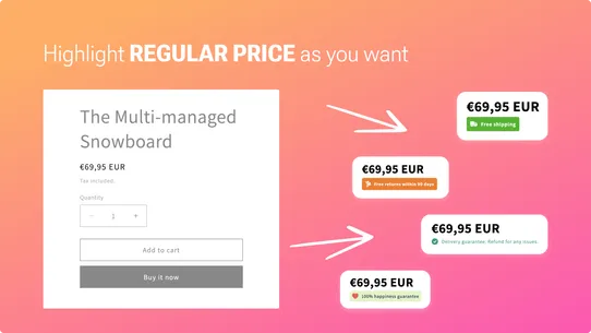 Conhit Price Badges &amp; Icons screenshot