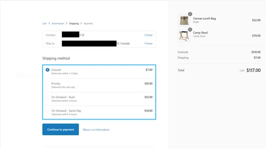 Ecom Shipping screenshot