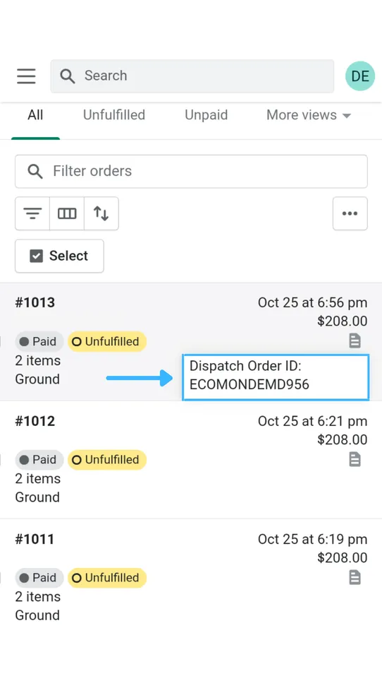 Ecom Shipping screenshot