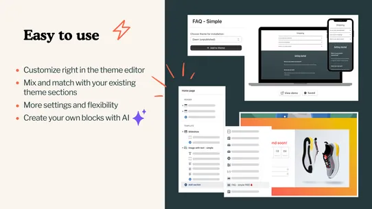 Design Packs: Theme Sections screenshot