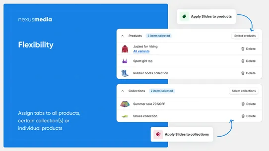 EasySlide Accordion tabs &amp; FAQ screenshot