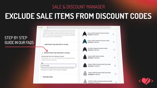 Heartcoding Sales &amp; Discounts screenshot