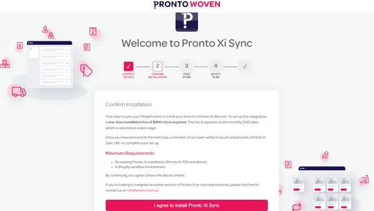 Pronto Xi Sync screenshot