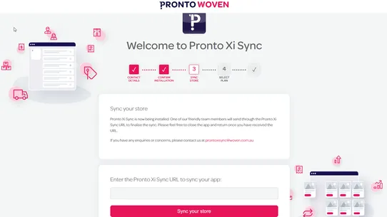 Pronto Xi Sync screenshot