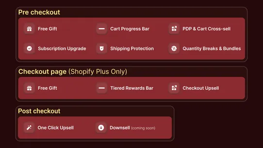 Monk Free Gift &amp; Cart Upsell screenshot