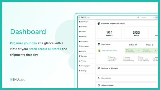 SKULabs Inventory and Shipping screenshot
