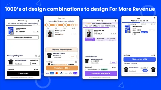 Monster ‑ Slide Cart + Upsells screenshot
