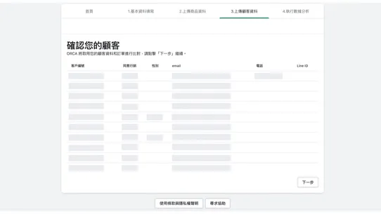 ORCA ‑ 數據分析洞察及行銷自動化服務 screenshot