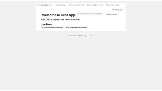 ORCA Analytics &amp; MA Service screenshot