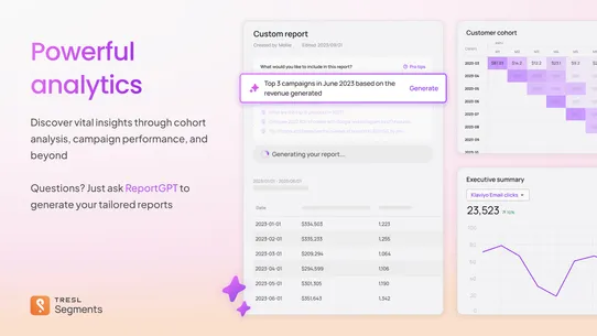 Segments Analytics by Tresl screenshot