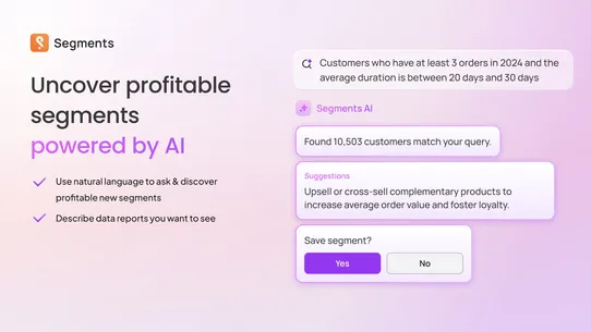 Segments Analytics by Tresl screenshot