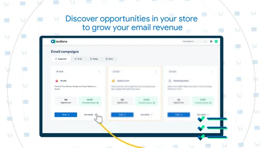 Audiens: Increase Email Sales screenshot