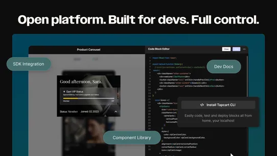 Tapcart ‑ Mobile App Builder screenshot