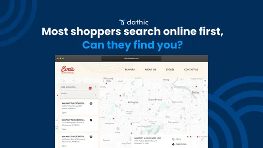 Dathic Product &amp; Store Locator screenshot