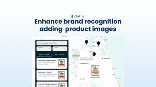 Dathic Product &amp; Store Locator screenshot