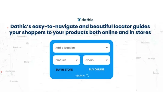 Dathic Product &amp; Store Locator screenshot