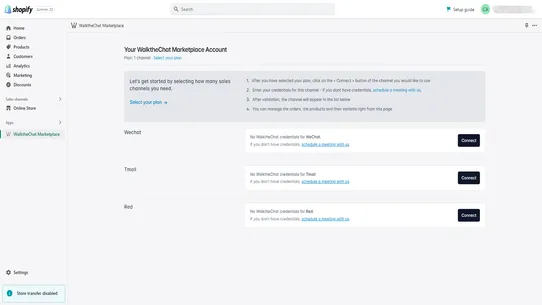 WalktheChat Marketplace screenshot