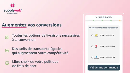 Supplyweb, logistique de A à Z screenshot