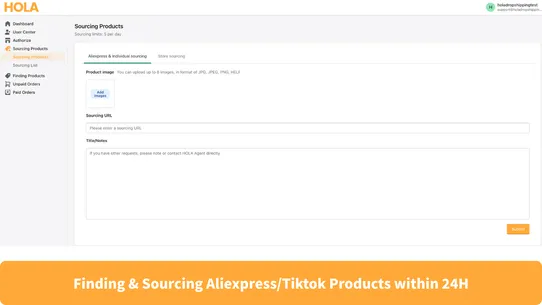HOLAdropshipping screenshot